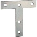 Prosource Plate T Steel 4X4In Zinc Pltd 22530ZCL